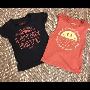 Two Sz 4 Very Cool Prefresh Tees. Like New!!